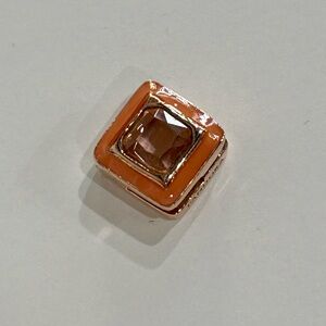 Reflexions Rose Sparkling Pink Square charm
